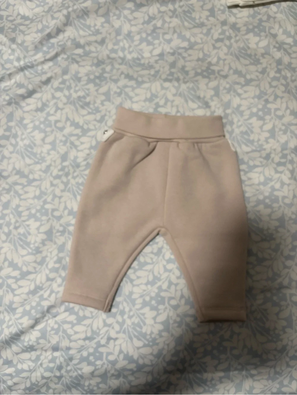Cream Star-Print Top and Pink Legging Kids Matching Set